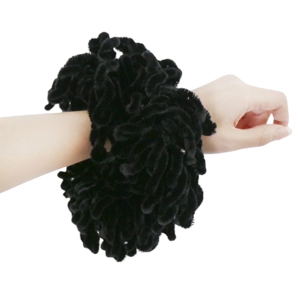 Hijab volumizer Velvet hair scrunchies for volume bun hijab scrunchies